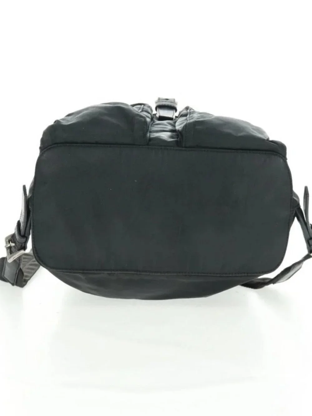 PRADA Backpack Nylon Green Silver